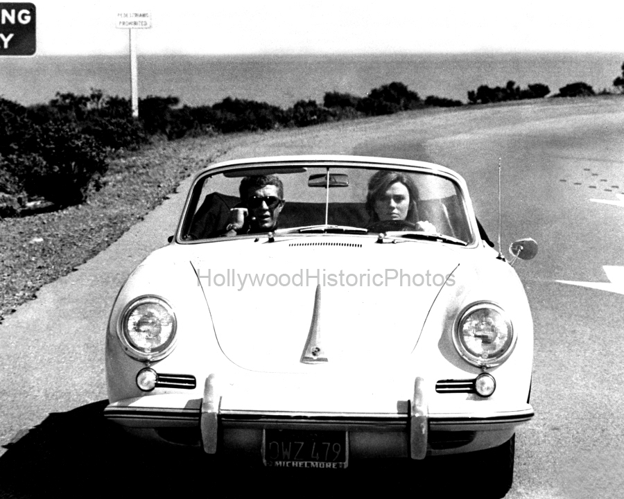 Steve McQueen 1968 Bullitt Jacqueline Bisset in Porsche WM.jpg